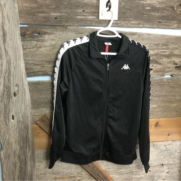 KAPPA Size Med Black/White Jacket - Picture 1 of 6